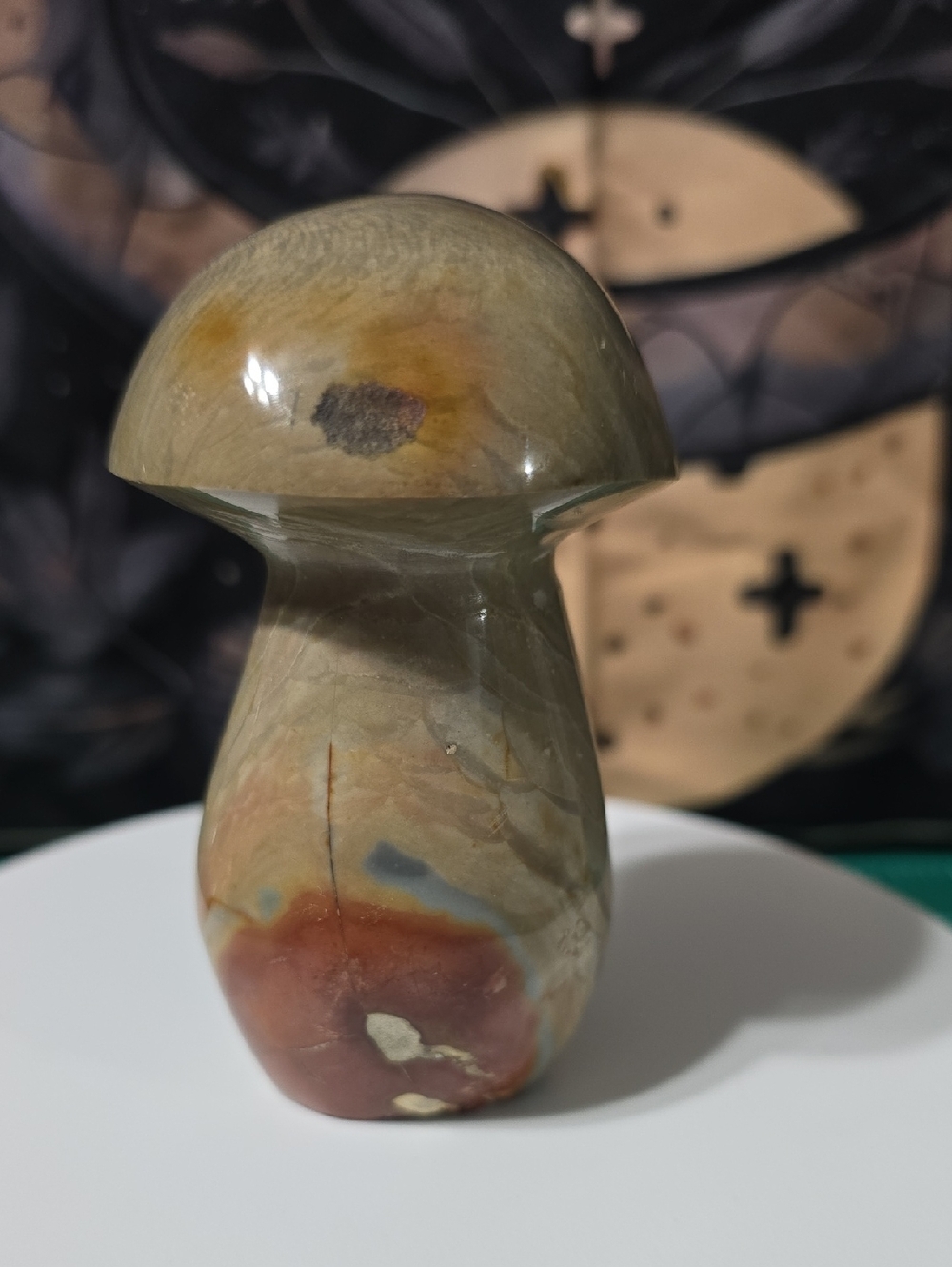 Polychrome Jasper Mushroom